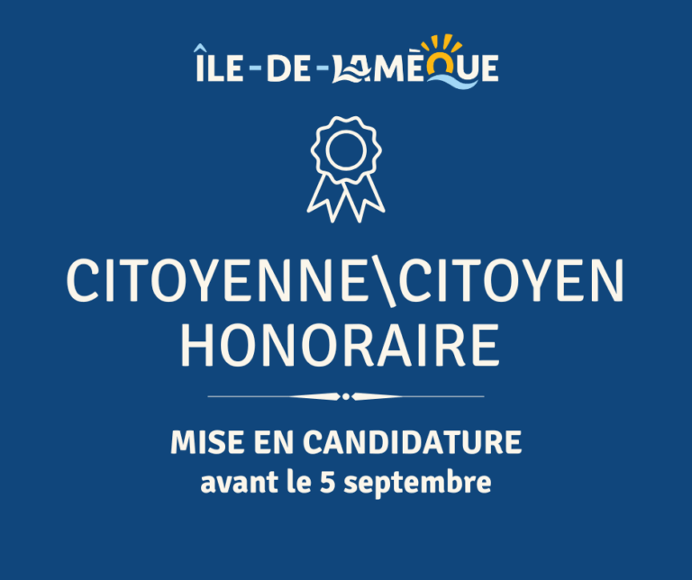 Citoyenne/Citoyen honoraire 2025