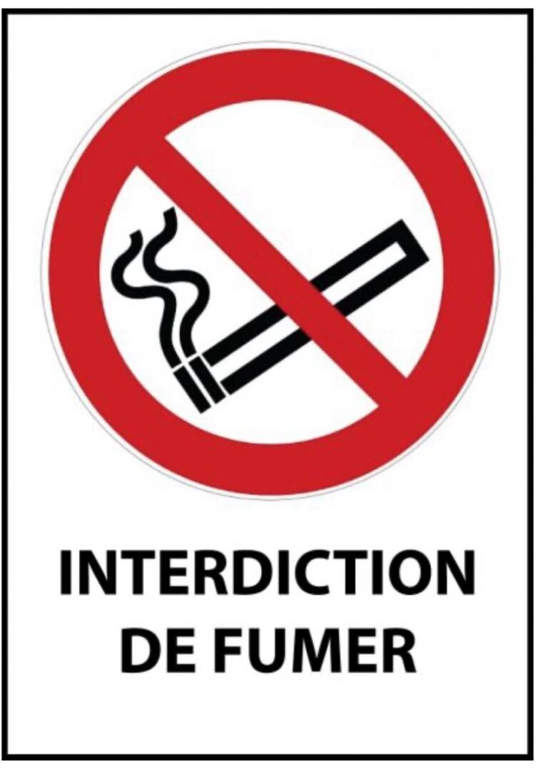 Avis Important- Interdiction de fumer dans nos parcs et espaces verts