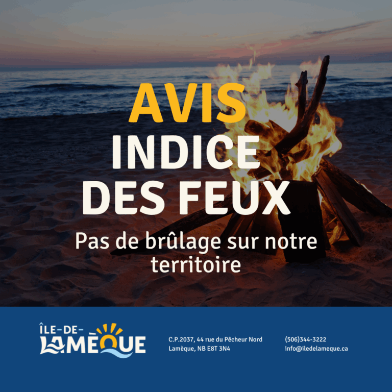 Avis – Pas de brûlage sur notre territoire